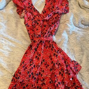 Red Floral dress